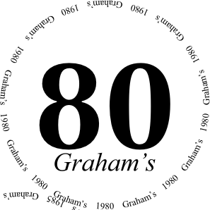 Glasses placemat: Graham 1980