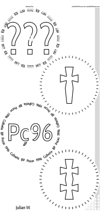 Glasses placemat