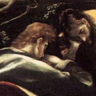 Detail from the Santa Maria Agony in the Garden